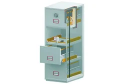 Phoenix Firefile FS2254K Fireproof Filing Cabinet -Safe Deposit Shop FS2240 DETAIL09 2