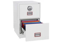 Phoenix Firefile FS2252E Fireproof Filing Cabinet -Safe Deposit Shop FS2242E OPEN