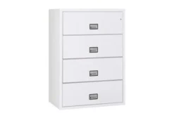 Phoenix Lateral Fire File FS2414K -Safe Deposit Shop LAT4W38P closed White