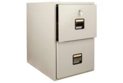 De Raat 2 Drawer Fire File Fireproof Cabinet