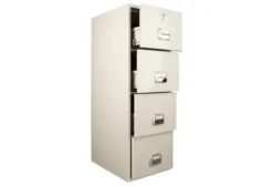 De Raat 4 Drawer Fire File Fireproof Cabinet