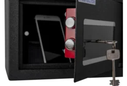 De Raat DS 2031K Domestic Home Safe -Safe Deposit Shop ds2031k front half open