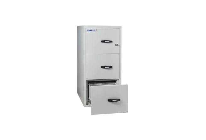 Chubbsafes Fire File 120 - 3 Drawer - 2 Hours Fireproof Filling Cabinet 2 Chubbsafes Fire File 120 - 3 Drawer - 2 Hours Fireproof Filling Cabinet - Image 2