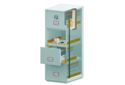 Phoenix Vertical Fire File FS2254F Fireproof Filing Cabinet -Safe Deposit Shop fs2254f 12