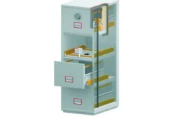 Phoenix Vertical Fire File FS2274F -Safe Deposit Shop fs2274f 13