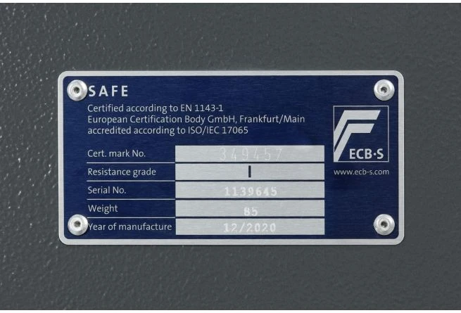 Keysecure Victor Eurograde 1 - Size 3K High Security Safe 7 Keysecure Victor Eurograde 1 - Size 3K High Security Safe - Image 7