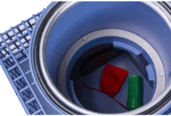 Burton Oculto Round Door Underfloor Safe - Key Lock -Safe Deposit Shop oculto open 1