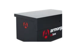 Armorgard OxBox Van Box OX05 - Tool Storage Box -Safe Deposit Shop ox05 close lid corner closed