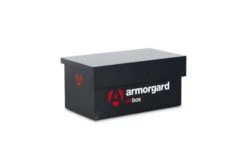 Armorgard OxBox Van Box OX05 - Tool Storage Box -Safe Deposit Shop ox05 front left lid shut