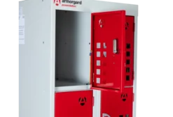 Armorgard Powerstation 10 Door Battery Charging Unit -Safe Deposit Shop pws10 close locker door 1