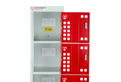 Armorgard Powerstation 6 Door Battery Charging Unit -Safe Deposit Shop pws6 close power sockets 1