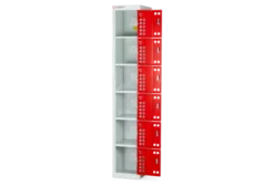 Armorgard Powerstation 6 Door Battery Charging Unit -Safe Deposit Shop pws6 front right doors open