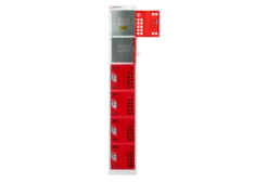 Armorgard Powerstation 6 Door Battery Charging Unit -Safe Deposit Shop pws6 front some doors open