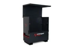 Armorgard TuffBank Site TB21 Tool Storage Box -Safe Deposit Shop tbc4 front left lid open 1